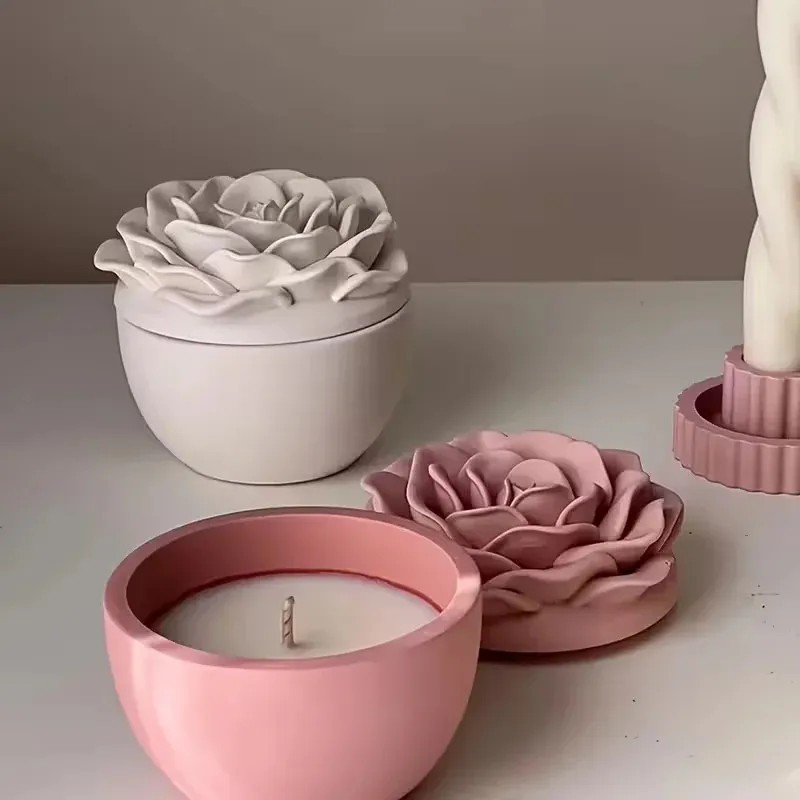 Candle Making Jars With Lids - Molde de silicone de alta qualidade