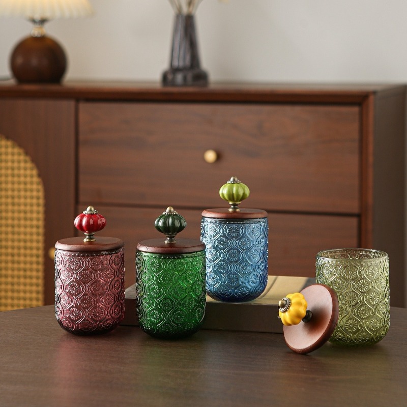 Caixa de armazenamento de coto - Candle Making Jars With Lids avaliação e preço