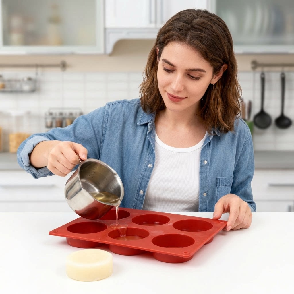 Molde de Silicone Redondo para - Candle Making Tutorial avaliação e preço